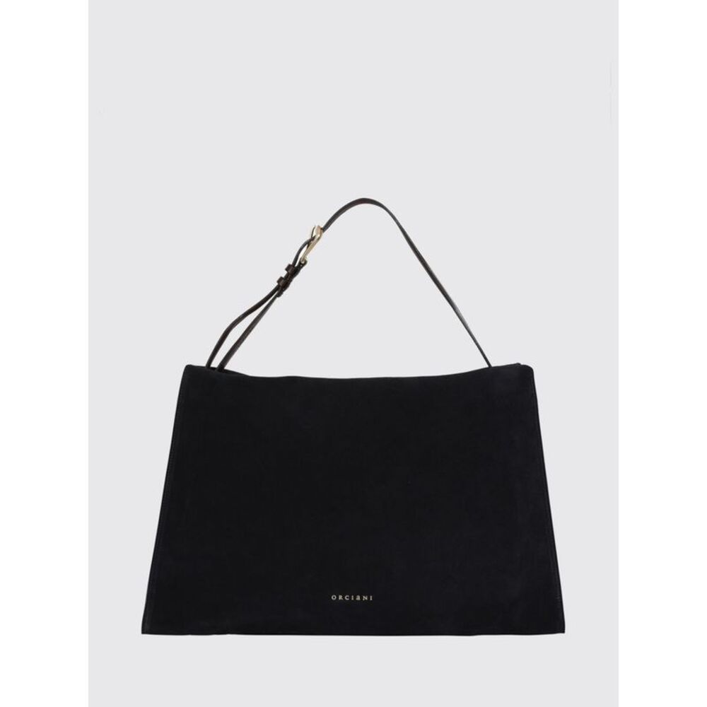 Orciani Women Orciani Large Trinity Shoulder Bag In Suede Calfskin